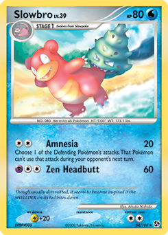 Pokemon Great Encounters Slowbro - 54
