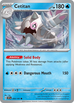 Pokemon Surging Sparks Cetitan - 54