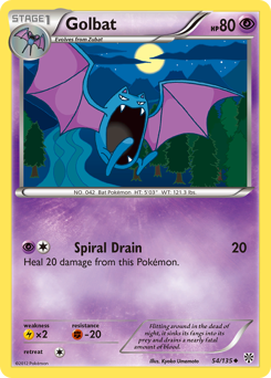Pokemon Plasma Storm Golbat - 54