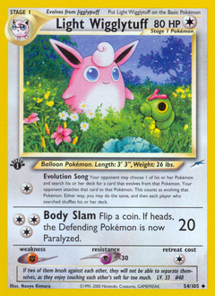 Pokemon Neo Destiny Light Wigglytuff - 54