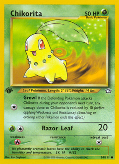 Pokemon Neo Genesis Chikorita - 54