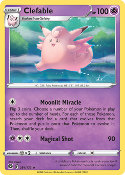 Pokemon Brilliant Stars Clefable - 54