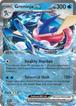 Pokemon Scarlet & Violet Black Star Promos Greninja ex - 54