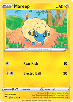 Pokemon Evolving Skies Mareep - 54