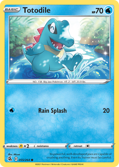 Pokemon Fusion Strike Totodile - 55