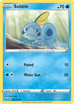 Pokemon Sword & Shield Sobble - 55