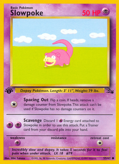 Pokemon Fossil Slowpoke - 55