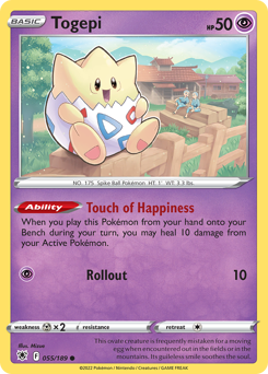 Pokemon Astral Radiance Togepi - 55