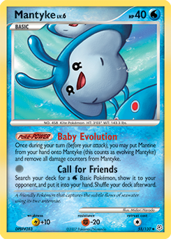 Pokemon Diamond & Pearl Mantyke - 55