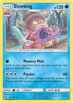 Pokemon Lost Thunder Slowking - 55