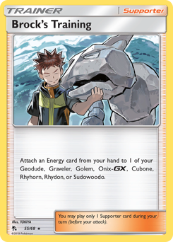 Pokemon Hidden Fates Brock's Training - 55