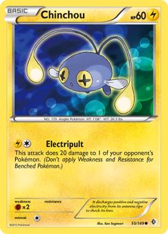 Pokemon Boundaries Crossed Chinchou - 55