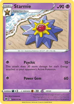 Pokemon Brilliant Stars Starmie - 55