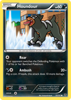 Pokemon Plasma Blast Houndour - 55