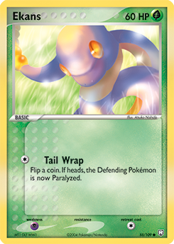 Pokemon Team Rocket Returns Ekans - 55