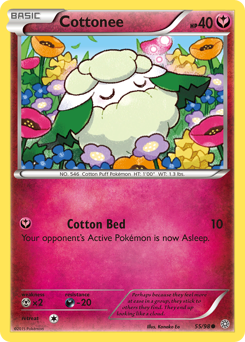 Pokemon Ancient Origins Cottonee - 55