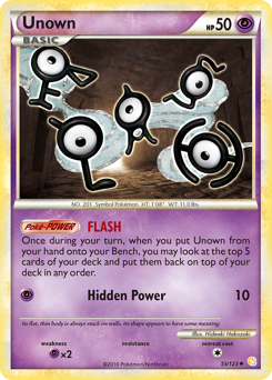 Pokemon HeartGold & SoulSilver Unown - 55