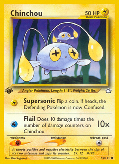 Pokemon Neo Genesis Chinchou - 55