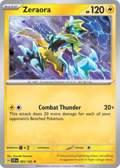 Pokemon Stellar Crown Zeraora - 55