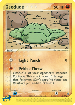Pokemon Dragon Geodude - 55