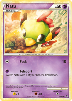 Pokemon HS—Unleashed Natu - 55