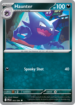 Pokemon Phantasmal Flames Haunter - 55