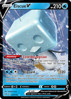Pokemon Rebel Clash Eiscue V - 55