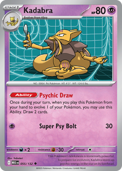 Pokemon Mega Evolution Kadabra - 55