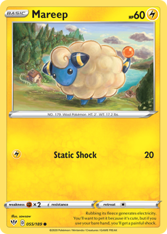Pokemon Darkness Ablaze Mareep - 55