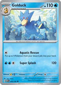Pokemon 151 Golduck - 55