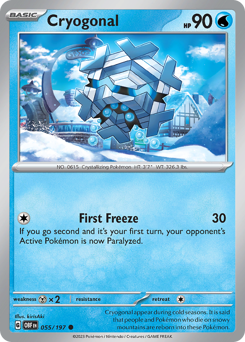Pokemon Obsidian Flames Cryogonal - 55