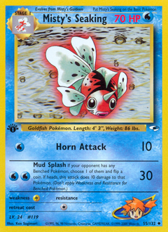 Pokemon Gym Heroes Misty's Seaking - 55