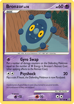 Pokemon Stormfront Bronzor - 55