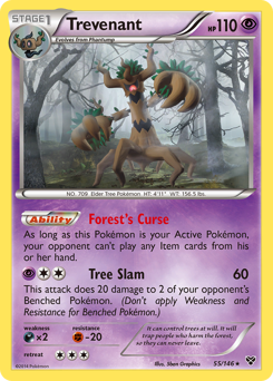 Pokemon XY Trevenant - 55