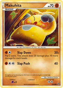 Pokemon HS—Undaunted Makuhita - 55