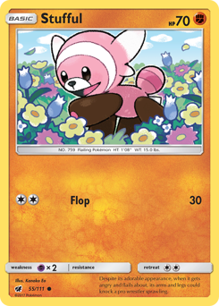 Pokemon Crimson Invasion Stufful - 55