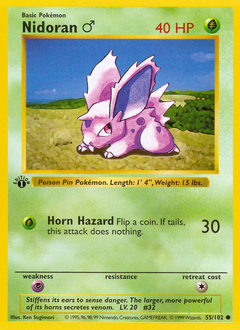 Pokemon Base Nidoran ♂ - 55