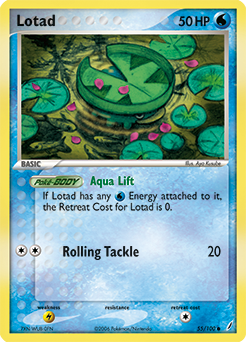 Pokemon Crystal Guardians Lotad - 55