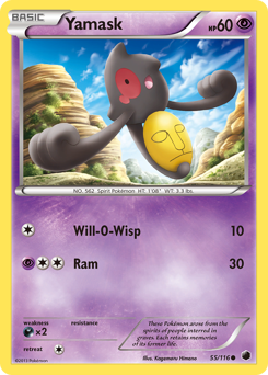 Pokemon Plasma Freeze Yamask - 55
