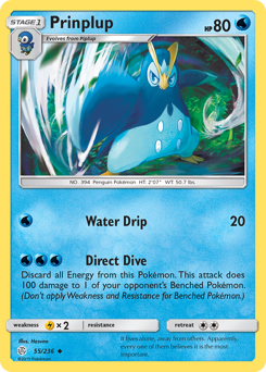 Pokemon Cosmic Eclipse Prinplup - 55