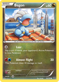 Pokemon Roaring Skies Bagon - 55