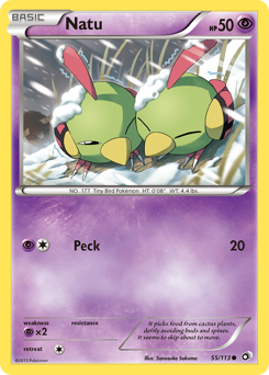 Pokemon Legendary Treasures Natu - 55