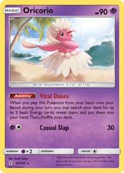 Pokemon Guardians Rising Oricorio - 55