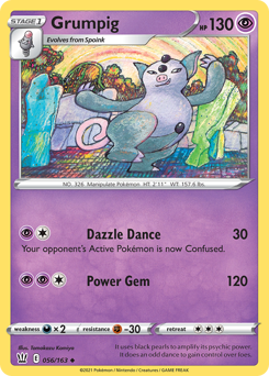 Pokemon Battle Styles Grumpig - 56