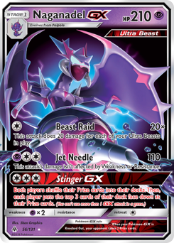 Pokemon Forbidden Light Naganadel-GX - 56