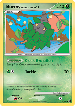 Pokemon Arceus Burmy Plant Cloak - 56