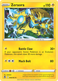 Pokemon Silver Tempest Zeraora - 56