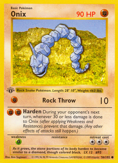 Pokemon Base Onix - 56
