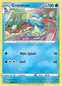 Pokemon Fusion Strike Croconaw - 56
