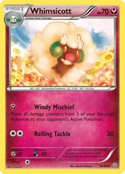 Pokemon Ancient Origins Whimsicott - 56